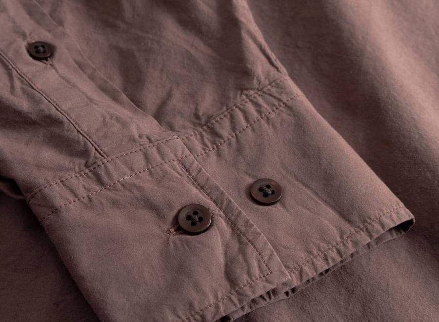 Norse Projects Falster Tencel Oversize Shirt Peppercorn - Norse Projects