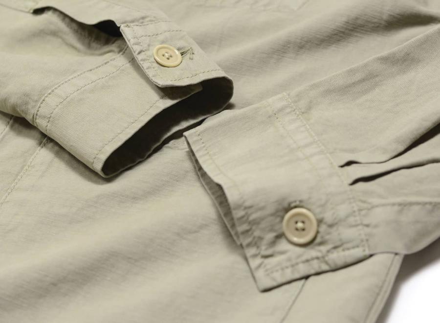 Norse Projects Julian Cotton Linen Overshirt Clay - Norse Projects