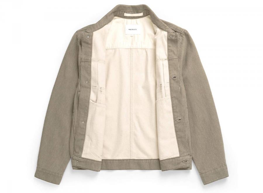 Norse Projects Storadal Resist Dyed Twill Type II Jacket Vetiver - Norse Projects