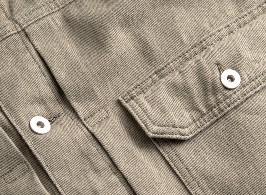 Norse Projects Storadal Resist Dyed Twill Type II Jacket Vetiver - Norse Projects