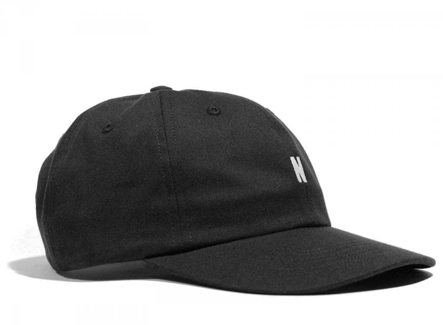 Norse Projects Twill Sports Cap Black - Norse Projects