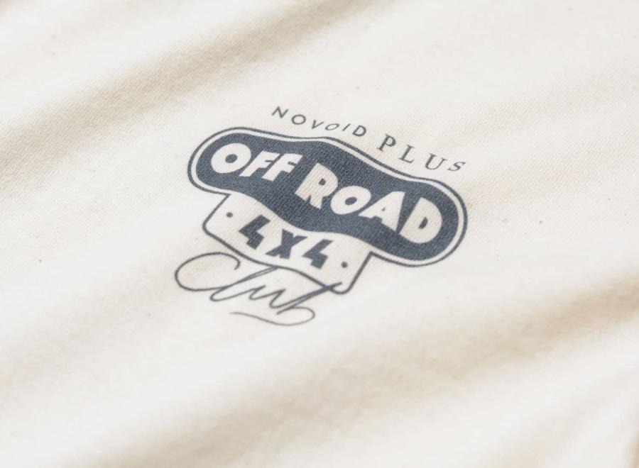Novoid Plus Off Road 4x4 Club Tee Ecru - Novoid Plus