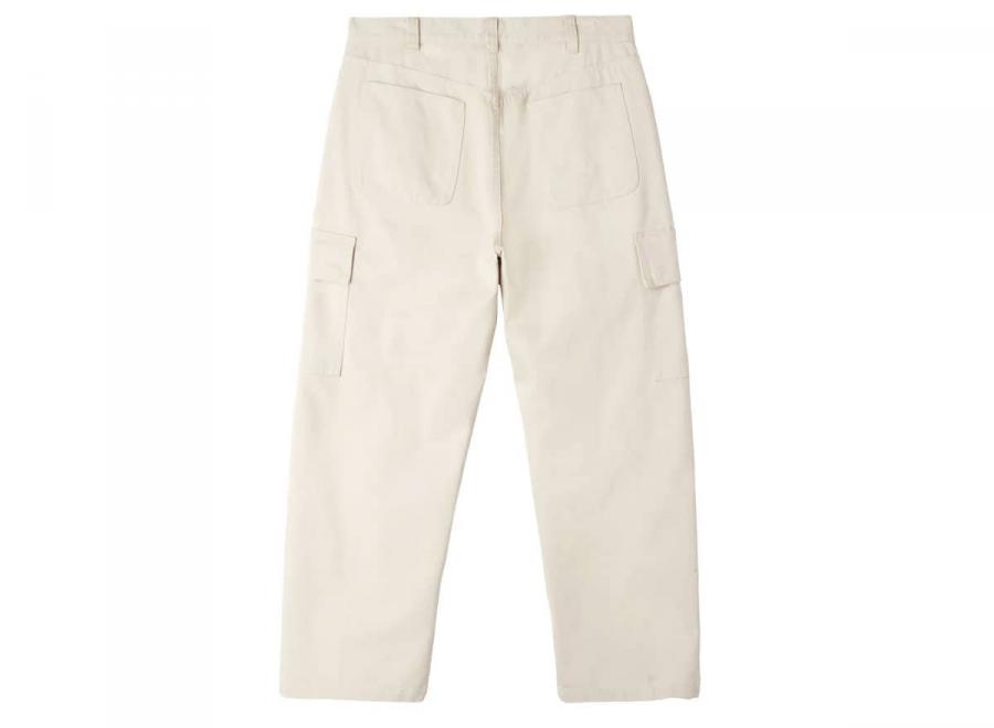 Obey Bigwig Baggy Twill Cargo Pant Silver Grey - Obey