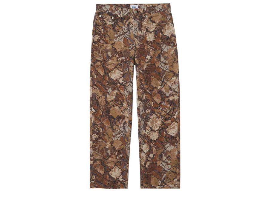 Obey Classic Baggy Denim Fence Camo Multi 142010109 - Obey
