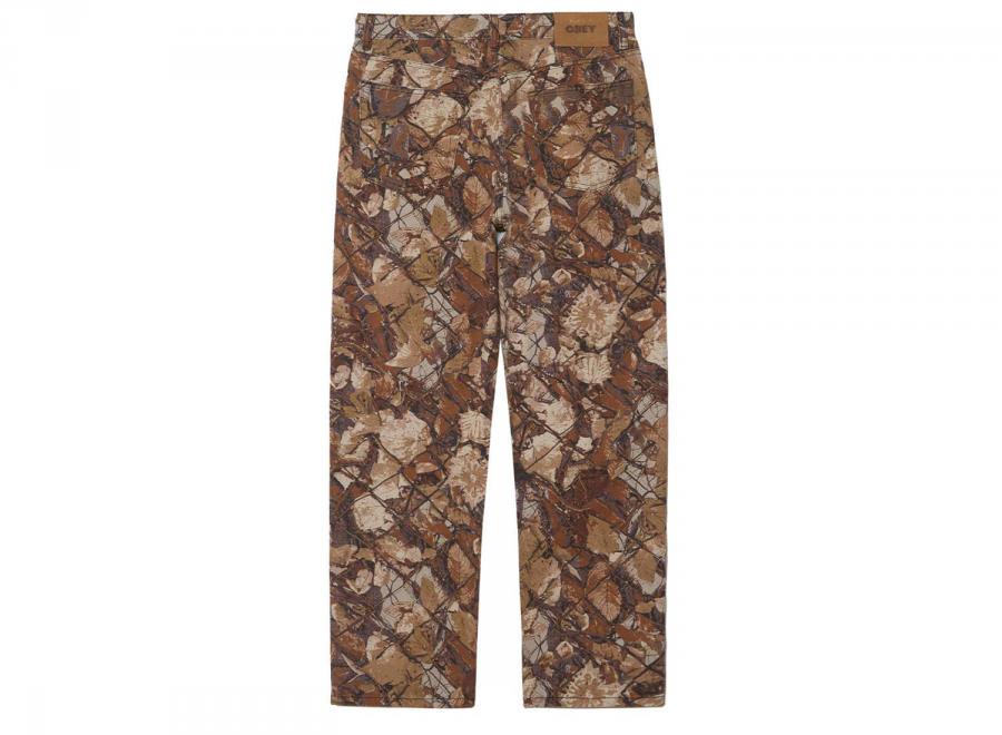 Obey Classic Baggy Denim Fence Camo Multi 142010109 - Obey