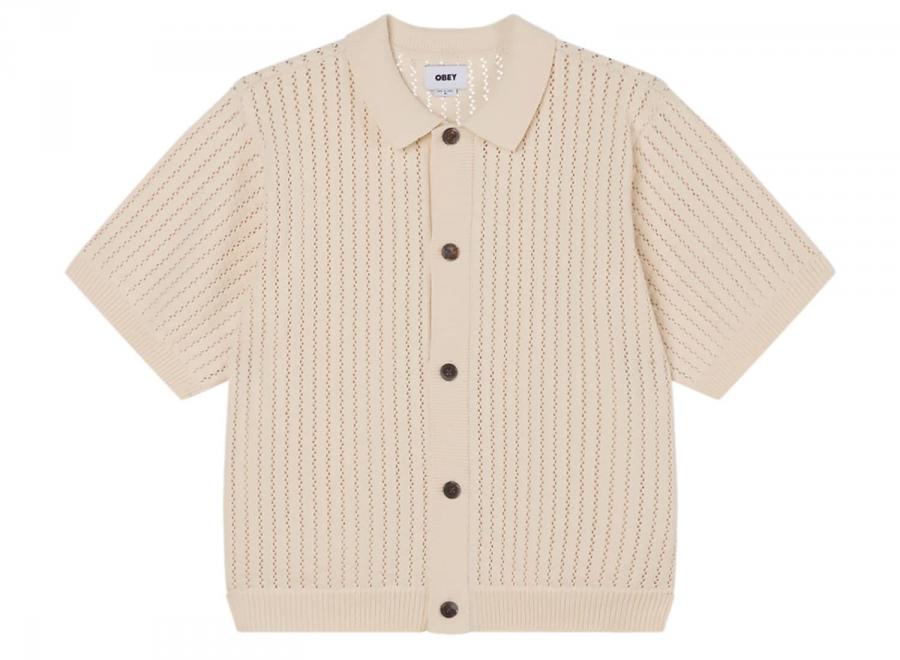 Obey Dez Sweater Shirt Unbleached 151000106 - Obey