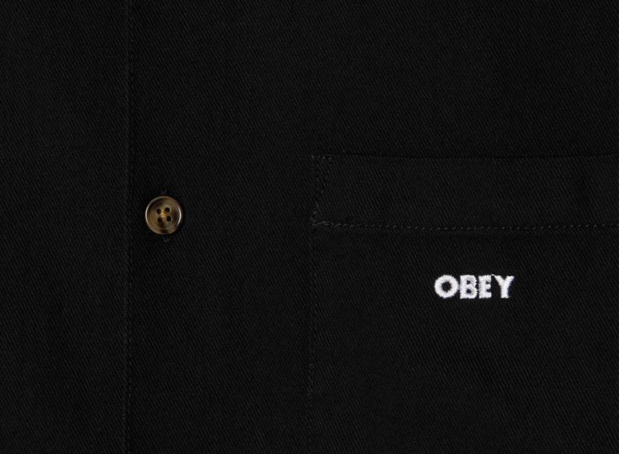 Obey Pablo Denim Woven Black Faded Wash 181200412 - Obey