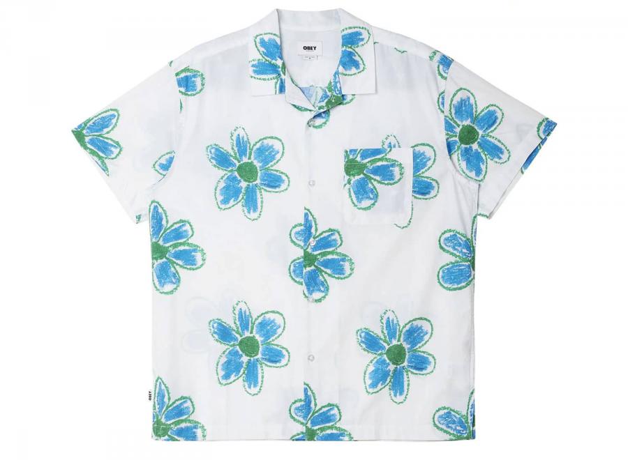 Obey Wyatt Shirt White / Multi - Obey
