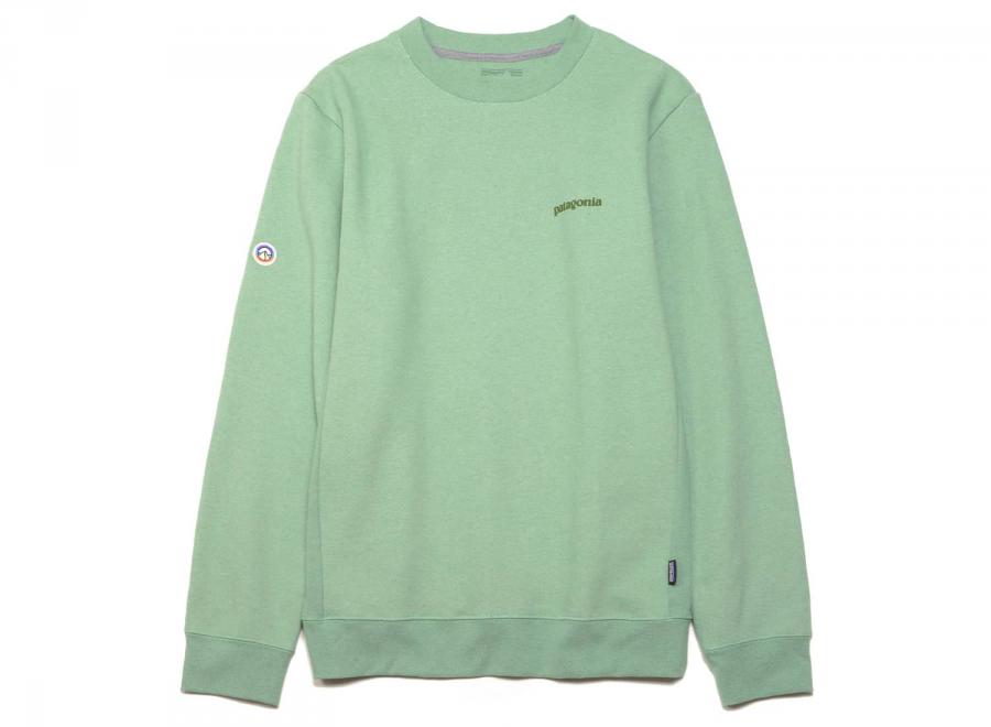 Patagonia Fitz Roy Icon Uprisal Crew Ellwood Green - Patagonia
