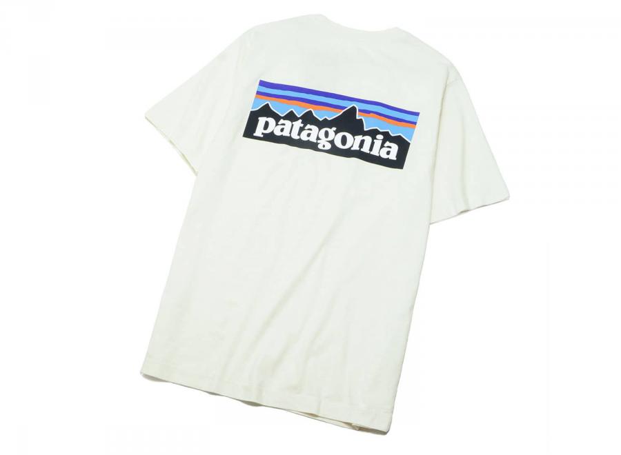 Patagonia P6 Logo Tshirt Undyed Natural - Patagonia