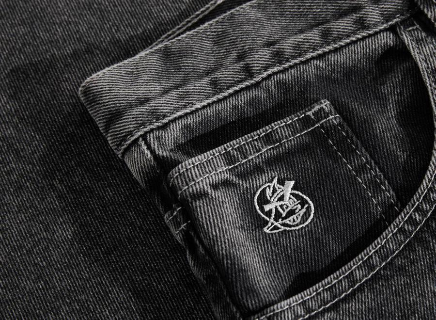 Polar Skate Co 93 Pants Silver Black - Polar Skate Co