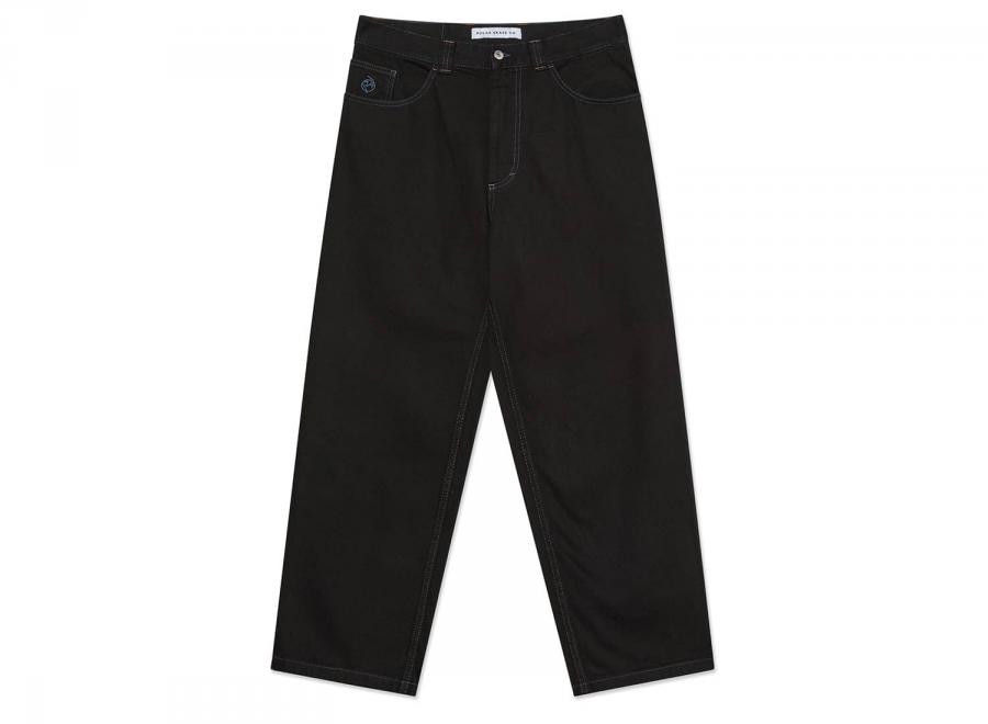 Polar Skate Co Big Boy Pants Black / Blue Stitching - Polar Skate Co