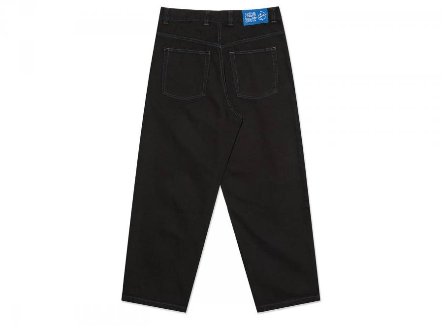 Polar Skate Co Big Boy Pants Black / Blue Stitching - Polar Skate Co