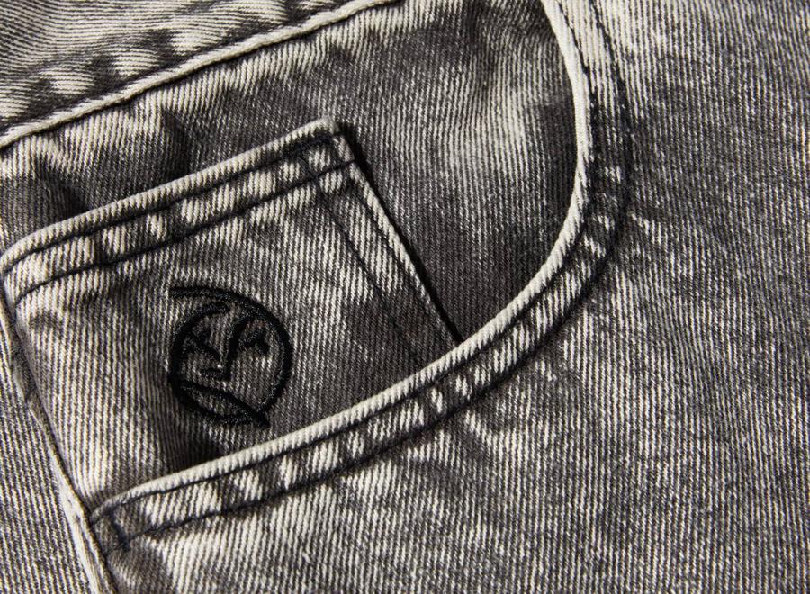 Polar Skate Co Big Boy Pants Denim Acid Black - Polar Skate Co