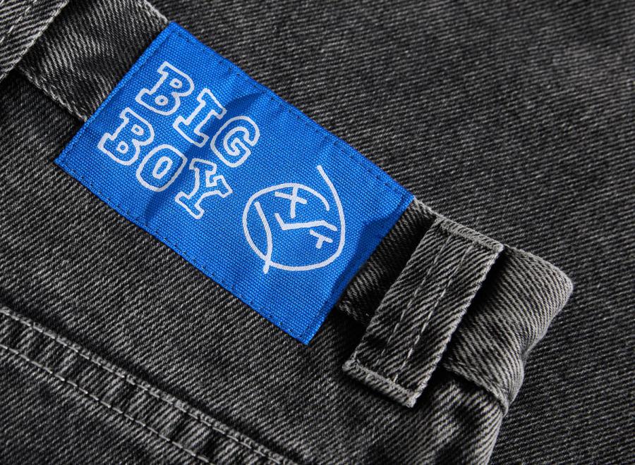 Polar Skate Co Big Boy Pants Silver Black - Polar Skate Co