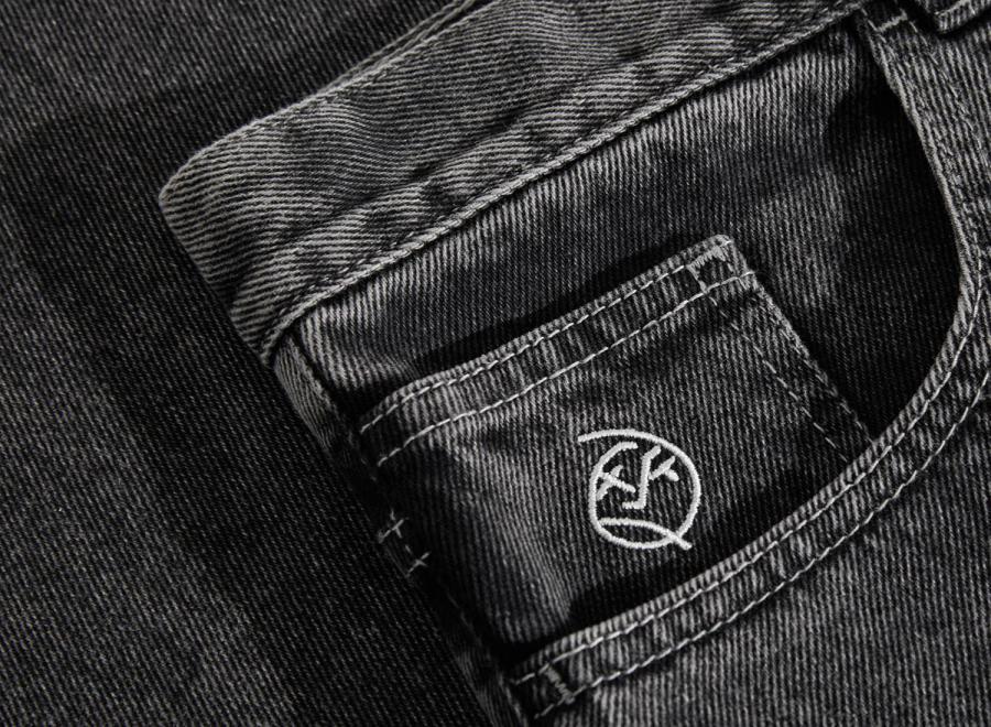 Polar Skate Co Big Boy Pants Silver Black - Polar Skate Co