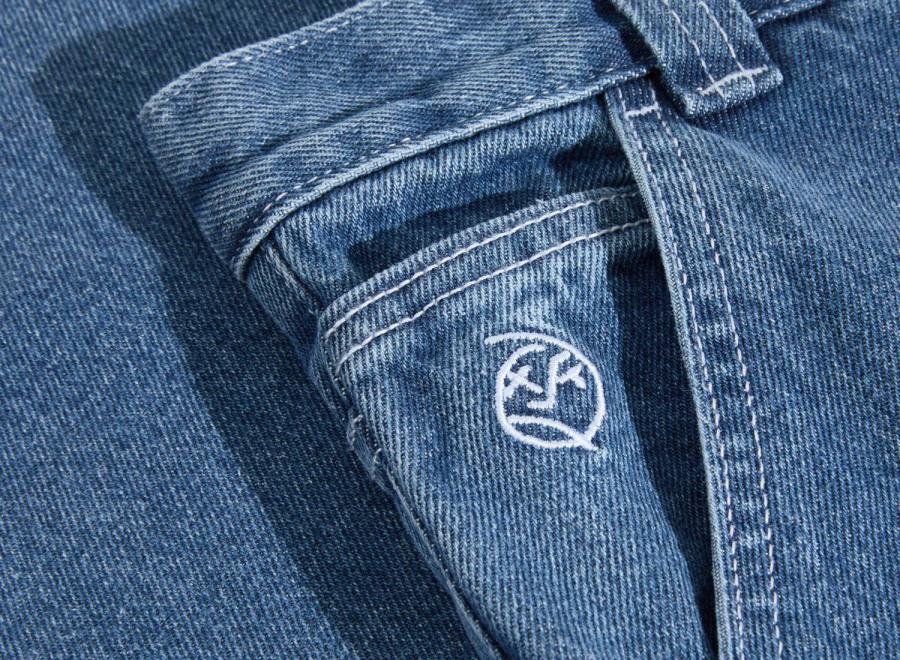 Polar Skate Co Big Boy Work Pants Blue Wash - Polar Skate Co