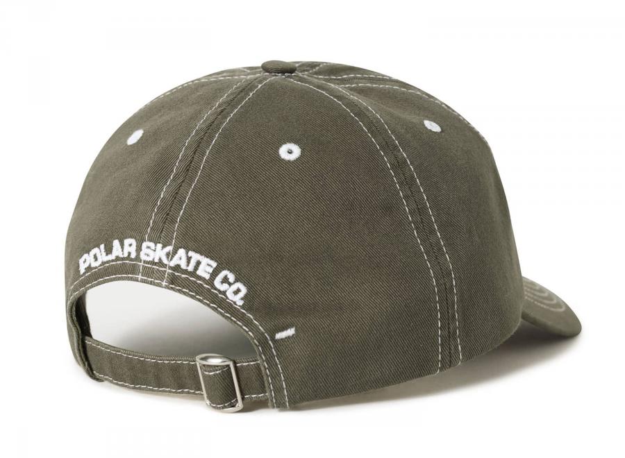 Polar Skate Co Contrast Sai Cap Olive - Polar Skate Co