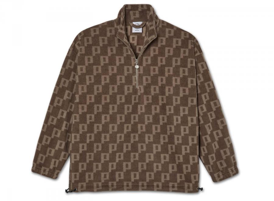 Polar Skate Co P Fleece Pullover Light Brown - Polar Skate Co