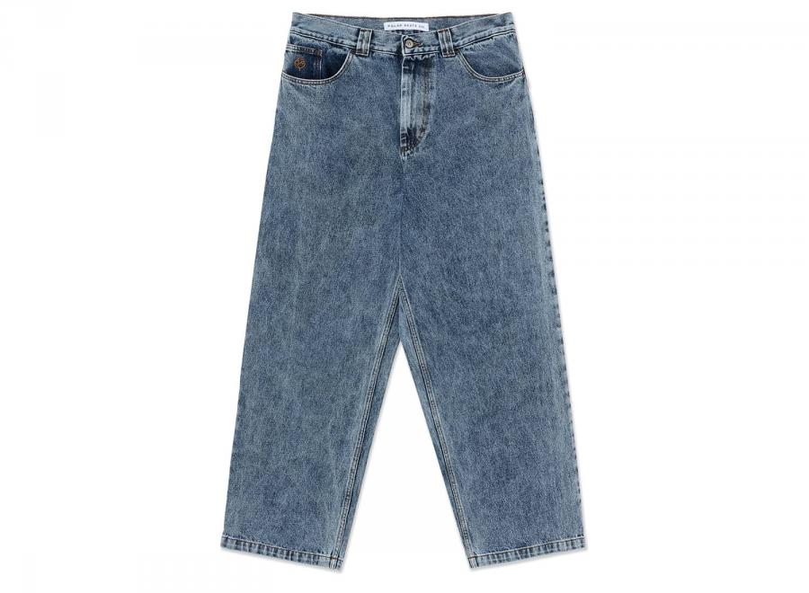 Polar Skate Co Big Boy Pants Heavy Washed Blue - Polar Skate Co
