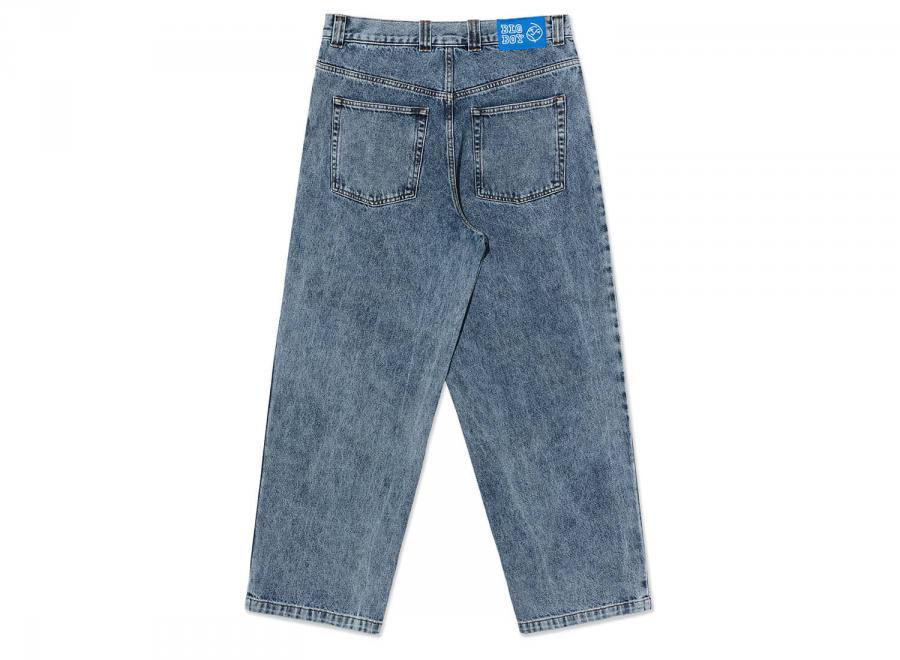 Polar Skate Co Big Boy Pants Heavy Washed Blue - Polar Skate Co