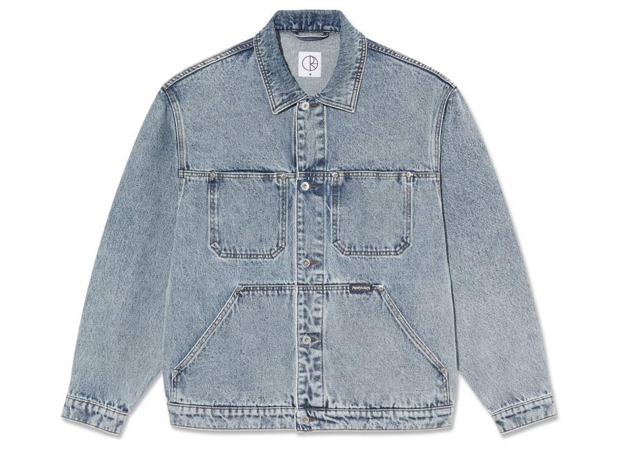 Polar Skate Co Patrik Jacket Heavy Washed Blue - Polar Skate Co