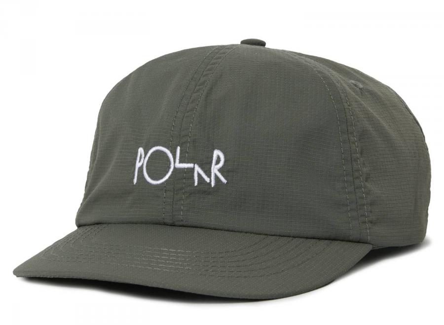 Polar Skate Co Lightweight Cap Grey / Green - Polar Skate Co