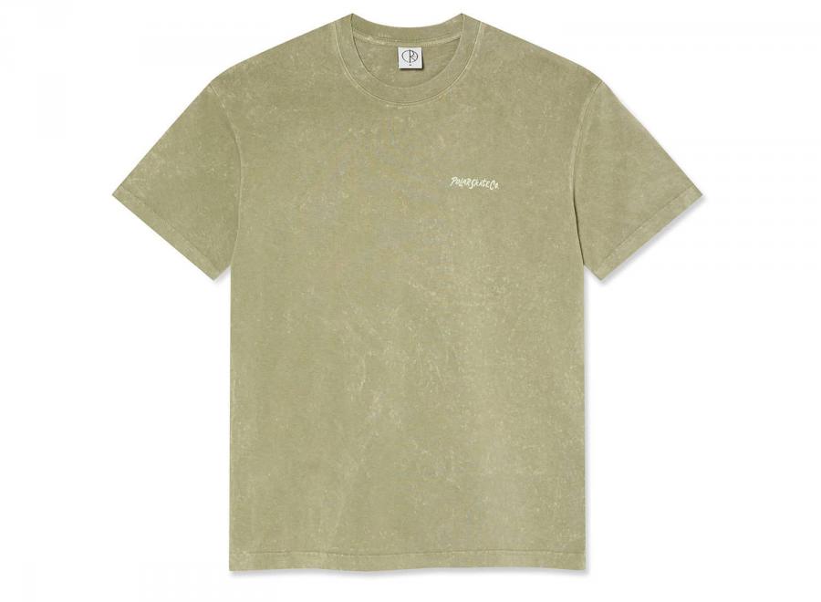 Polar Skate Co Surf Logo Acid Tee Light Green - Polar Skate Co