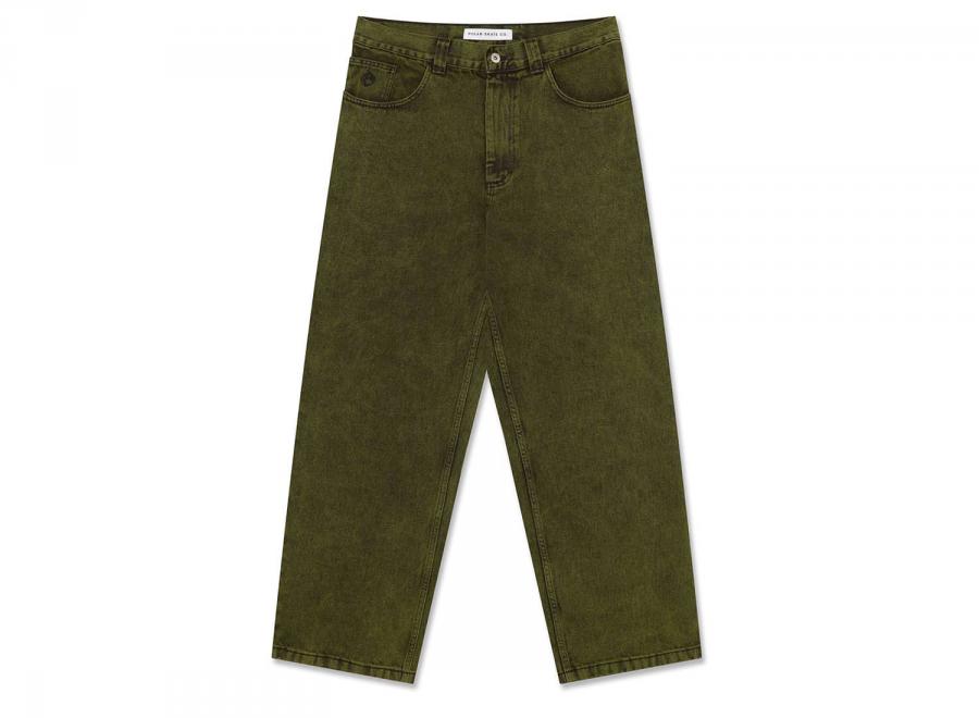 Polar Skate Co Big Boy Pants Green / Black - Polar Skate Co