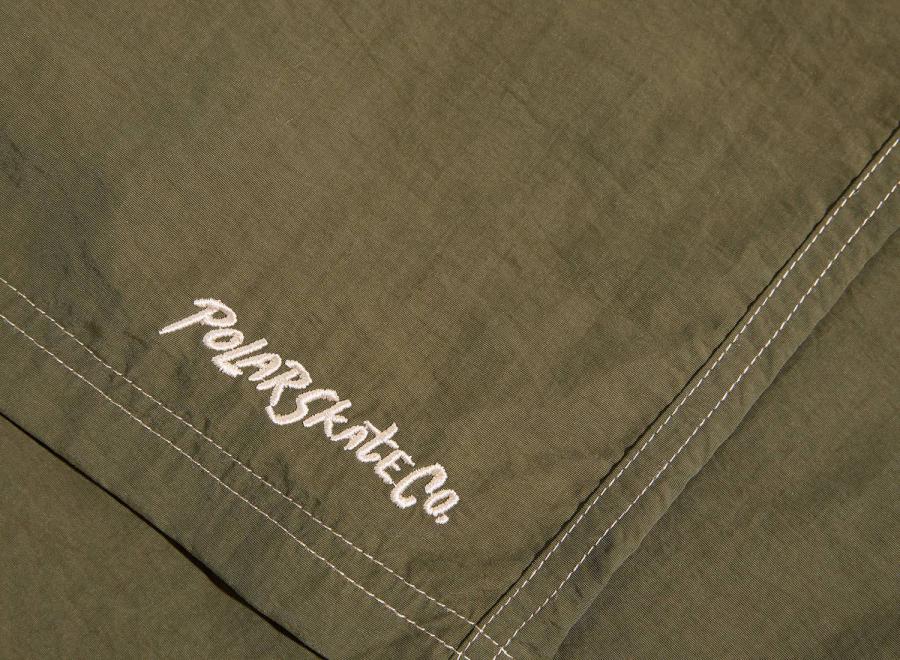 Polar Skate Co Ziggy Swim Shorts Army Green - Polar Skate Co