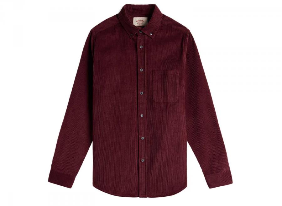 Portuguese Flannel Lobo 2.0 Shirt Bordeaux - Portuguese Flannel