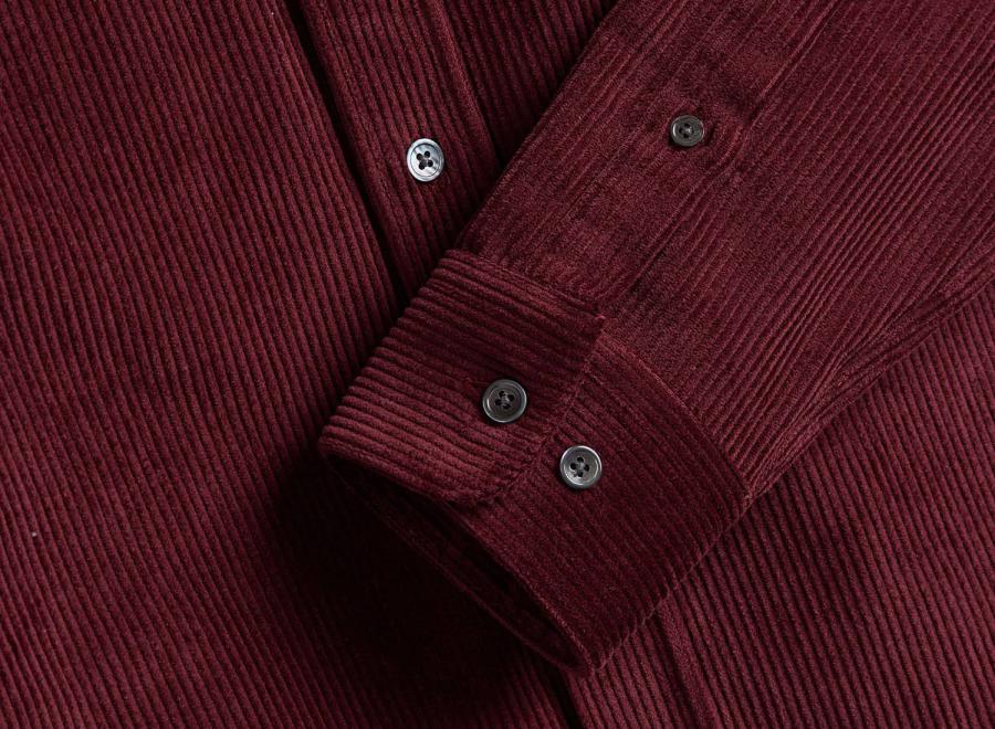 Portuguese Flannel Lobo 2.0 Shirt Bordeaux - Portuguese Flannel