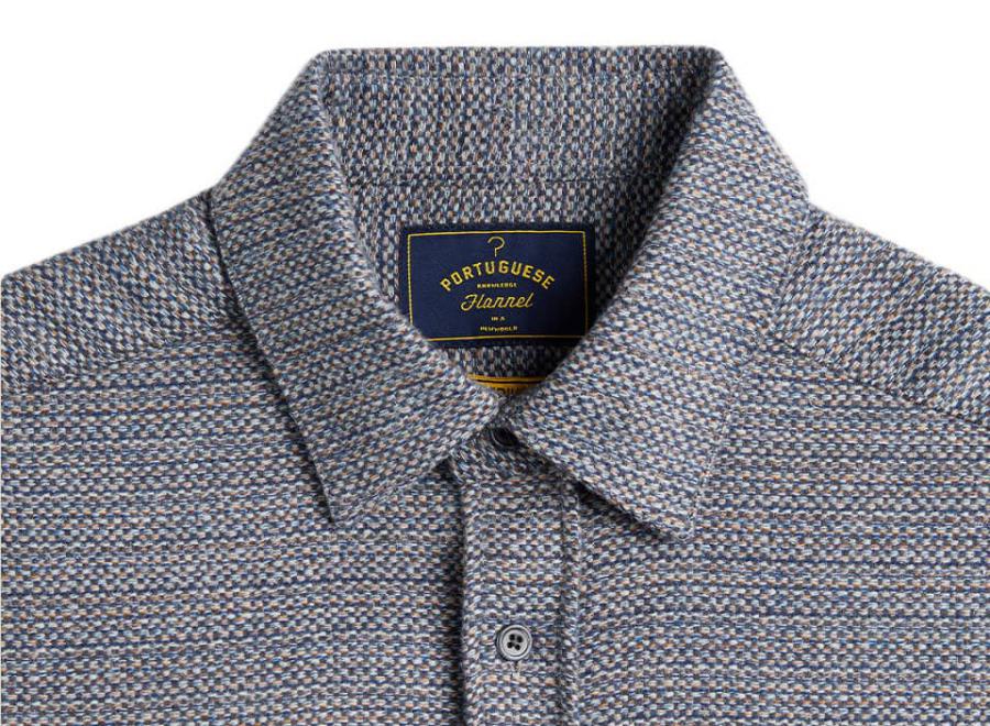 Portuguese Flannel Magson Shirt Blueish - Portuguese Flannel