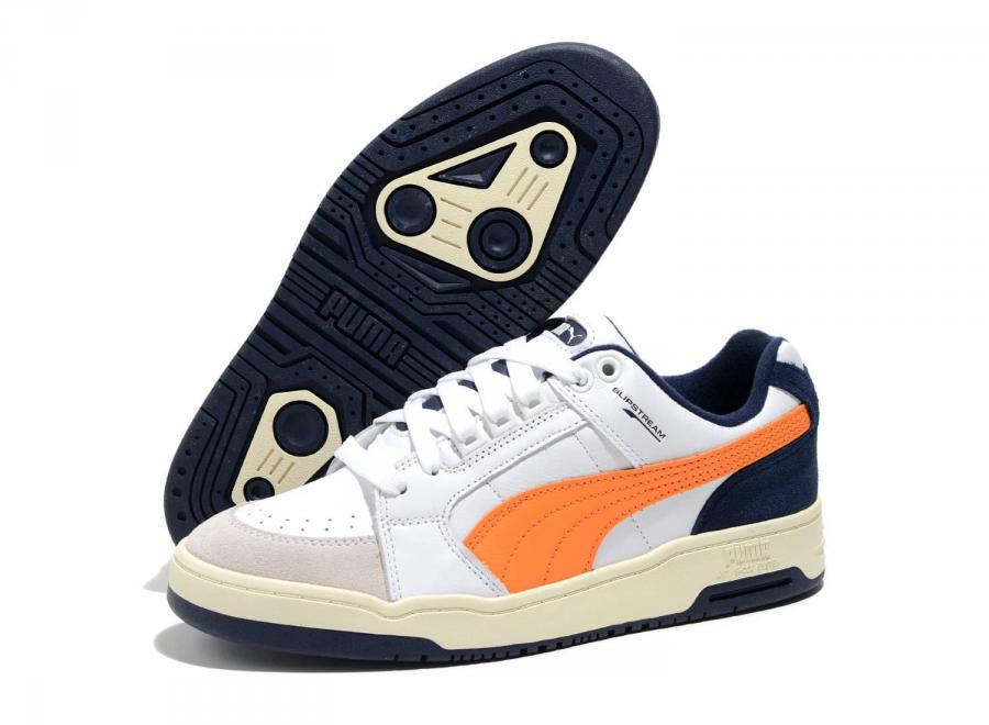 Puma Slipstream Lo Retro White / Vibrant Orange 384692-03 - Puma