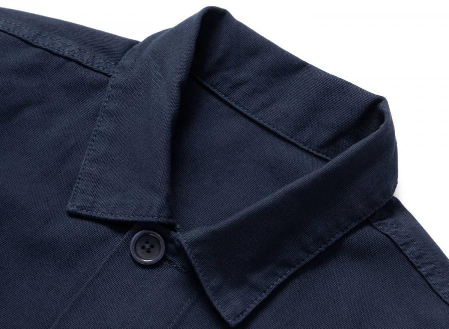 Service Works Canvas Chore Shirt Dark Navy - Service Works