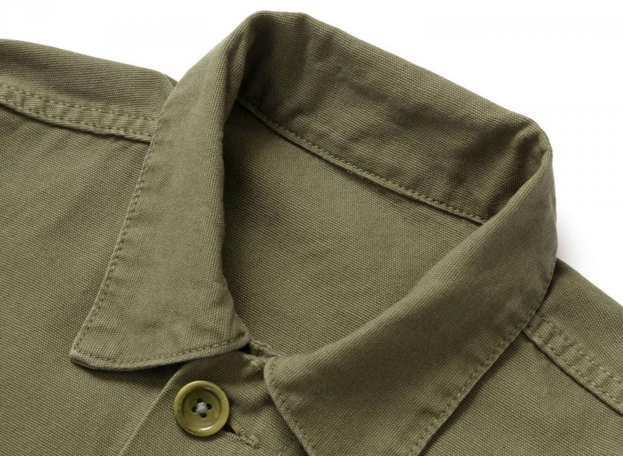 Service Works Canvas Chore Shirt Olive - Service Works