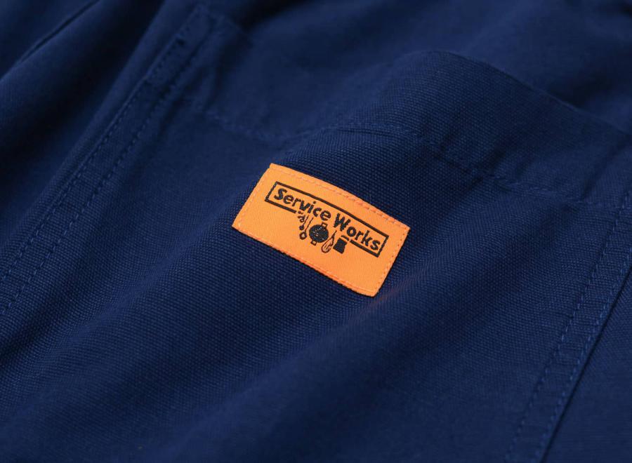 Service Works Classic Canvas Chef Shorts Navy - Service Works