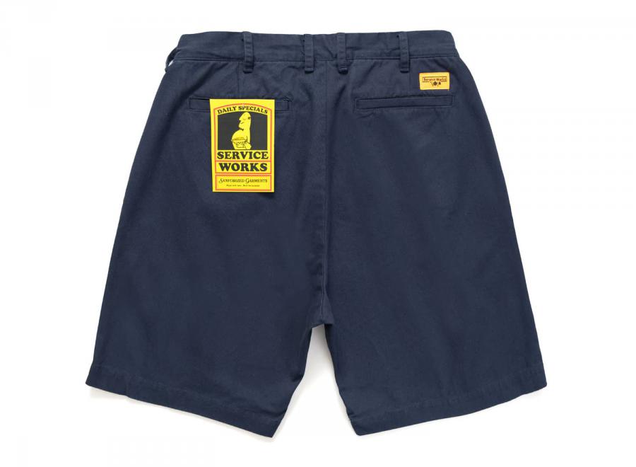 Service Works Drill Part Timer Short Navy - Service Works