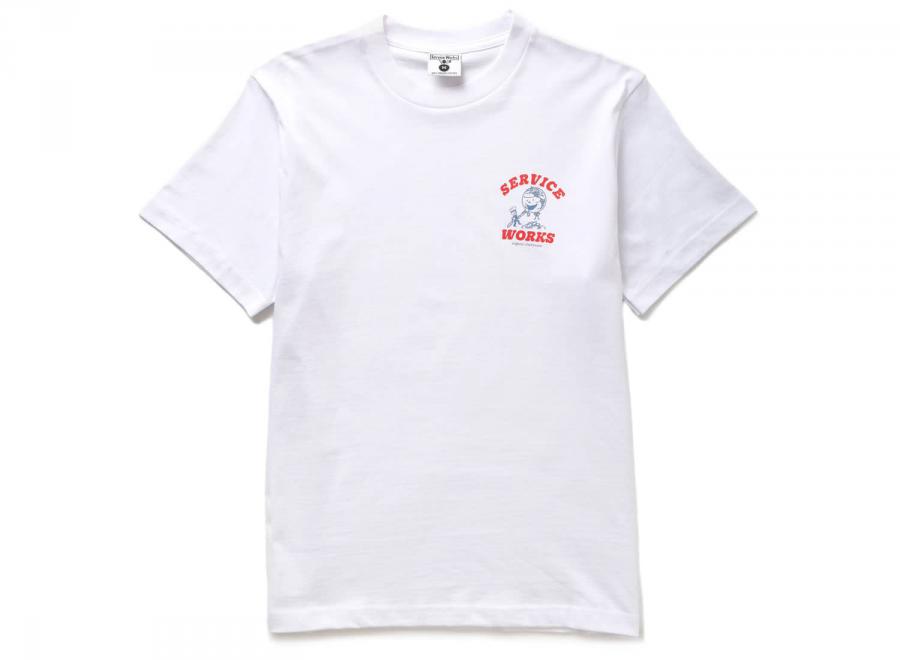 Service Works Organic Chefswear Tee White - Service Works