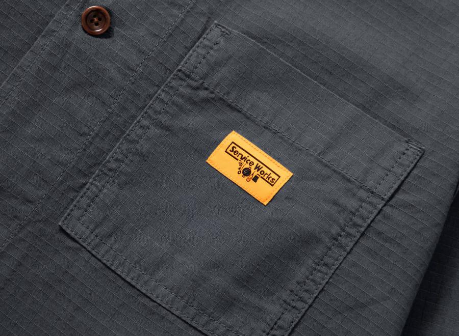 Service Works Ripstop Foh Jacket Washed Black - Service Works