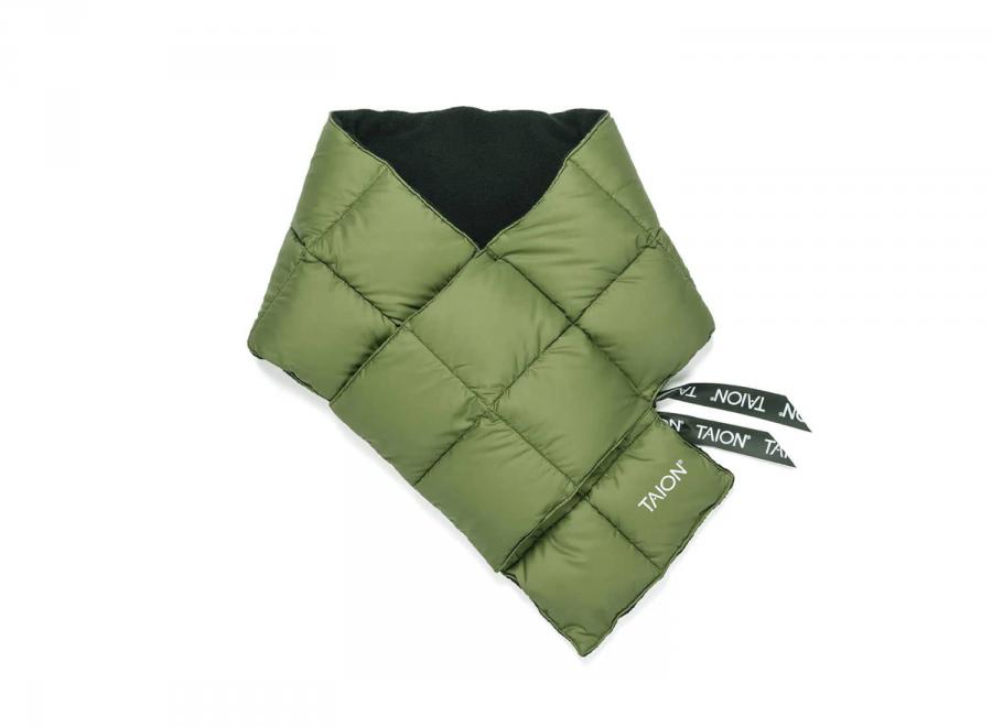 Taion Basic Down Scarf Olive - Taion