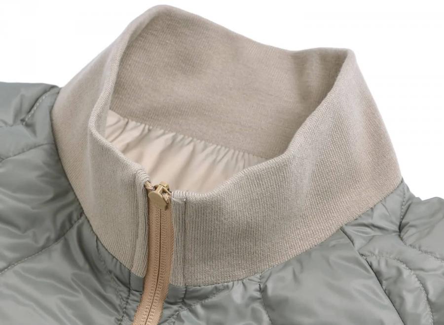 Taion Track Down Jacket Grey / Beige - Taion