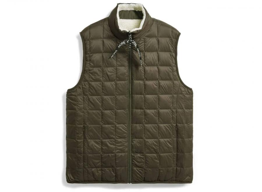 Taion Down x Boa Reversible Down Vest Olive / Ivory - Taion