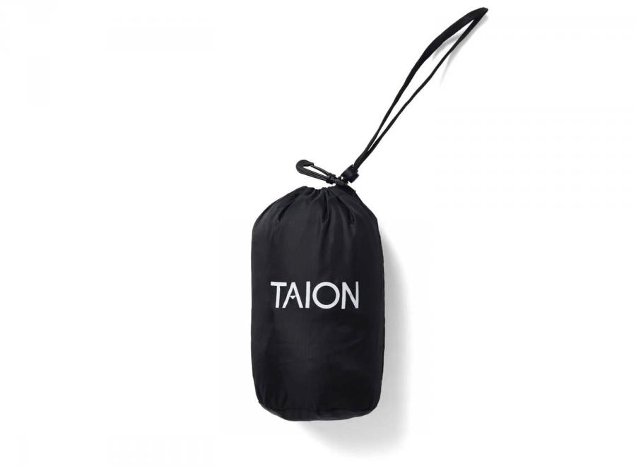 Taion 001BWK-CT Work V Neck Button Corduroy x Down Vest Dark Brown - Taion