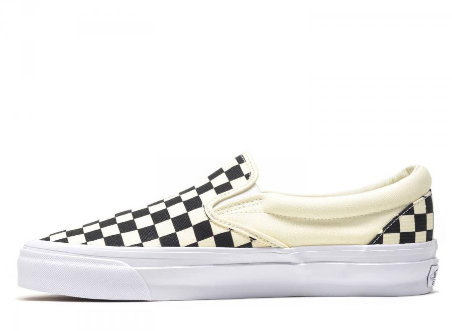 Vans LX Slip-On Reissue 98 Checkerboard Black / Off White VN000CSE2BO1 - Vans