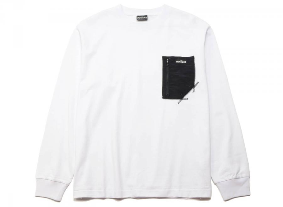 Wild Things Long Pocket Tee White WT232-14 - Wild Things