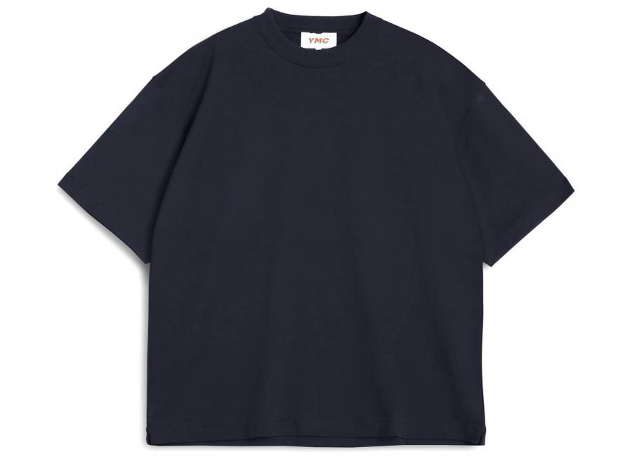 YMC P6AZM Triple Tshirt Navy - YMC - You Must Create