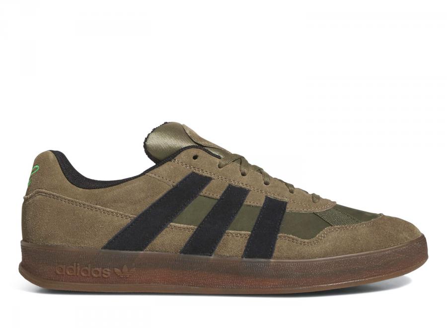 Adidas Skateboarding Aloha Super Olive Strata / Core Black / Gum KJ0281 - ADIDAS Originals