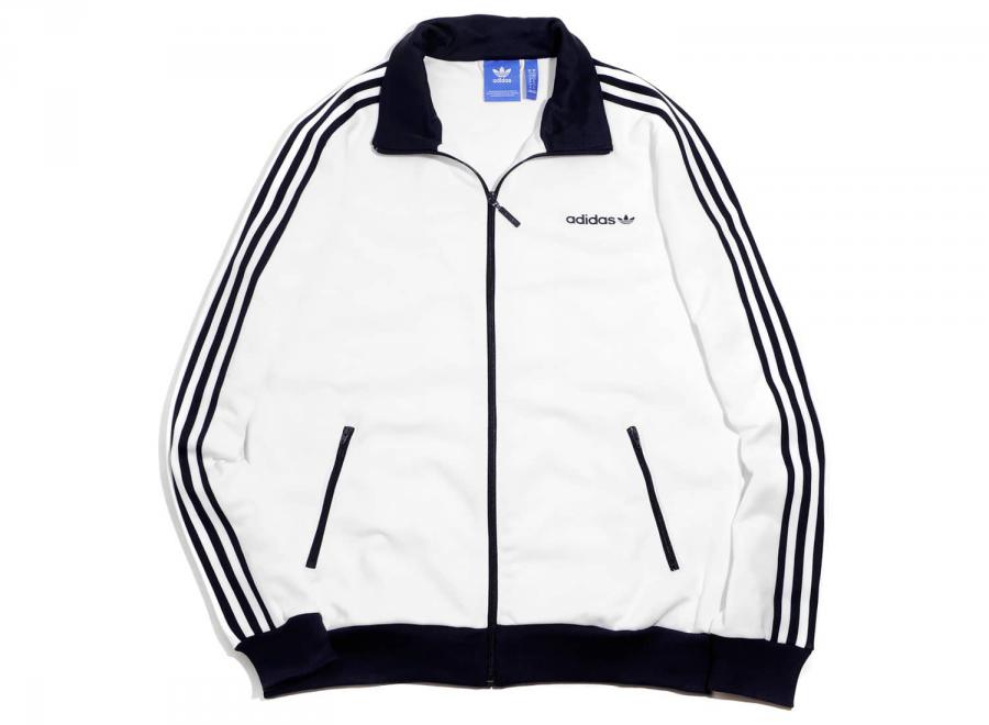 Adidas Beckenbauer Track Jacket White / Navy BR2296 - ADIDAS Originals