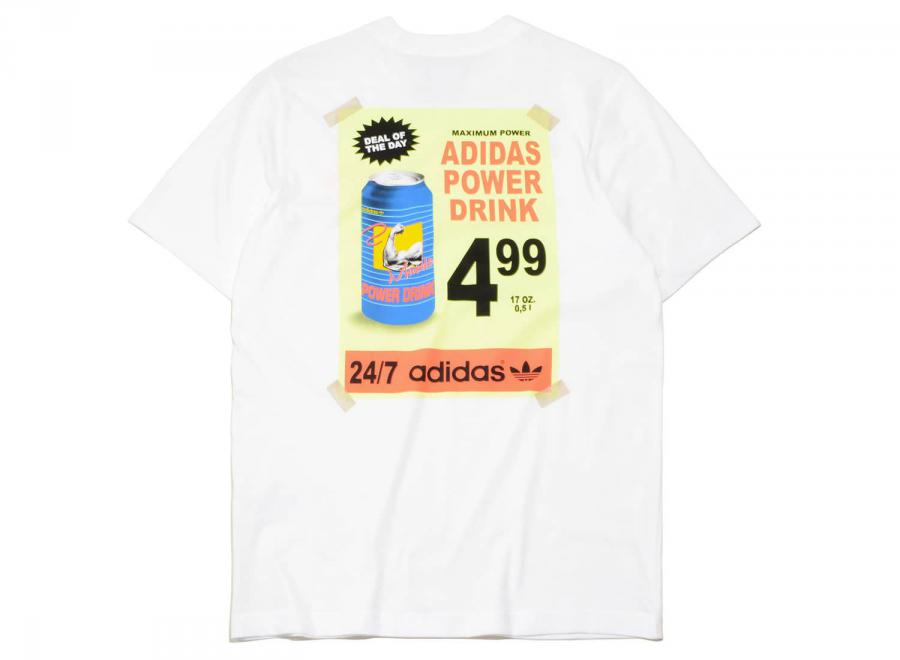 Adidas Bodega Poster Tshirt White ED7066 - ADIDAS Originals